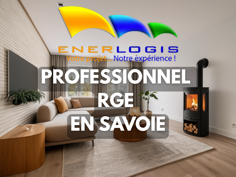 Installation de poêle à granulés par un installateur RGE Enerlogis en Savoie