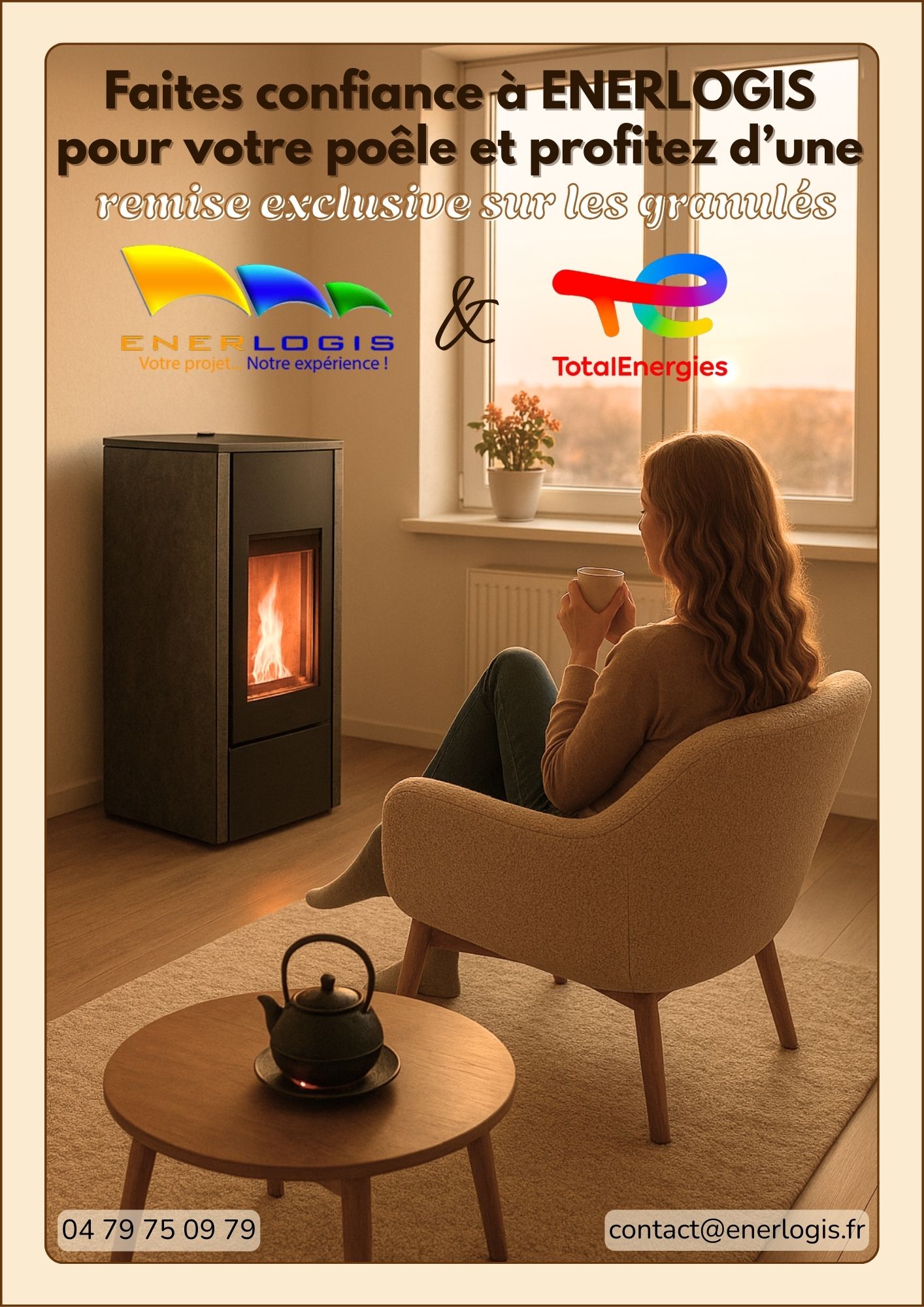 ENERLOGIS CHAMBERY propose une remise exclusive sur l'achat de granules TotalEnergies