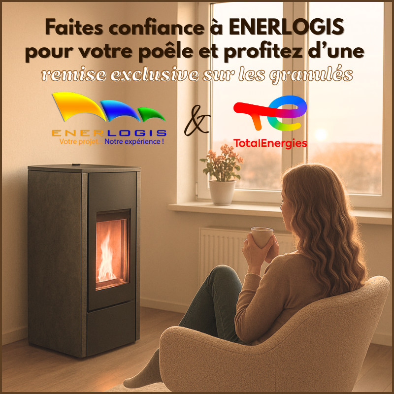 ENERLOGIS GRENOBLE propose une remise exclusive sur l'achat de palette de granulés TotalEnergie