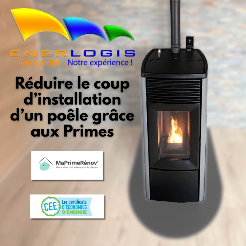 ENERLOGIS réduisez le coût d'installation d'un poêle à bois ou granulés grâce aux primes en Savoie