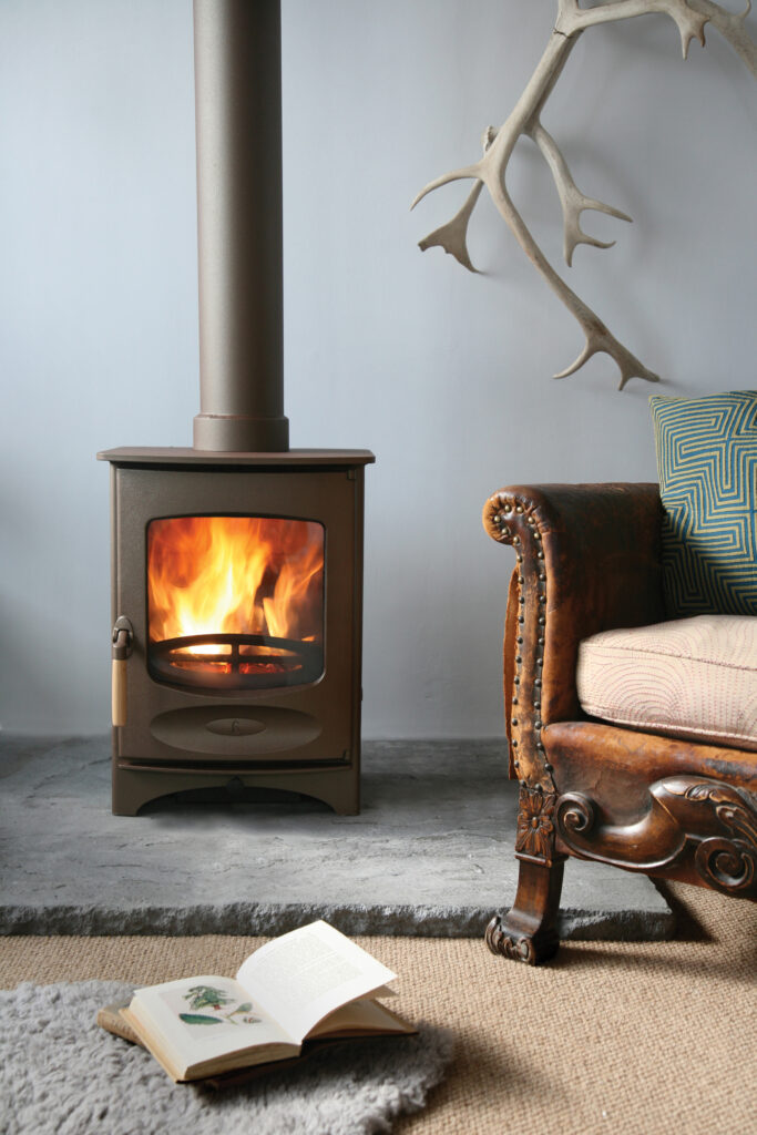 Poêle à bois Charnwood C-Four couleur brown