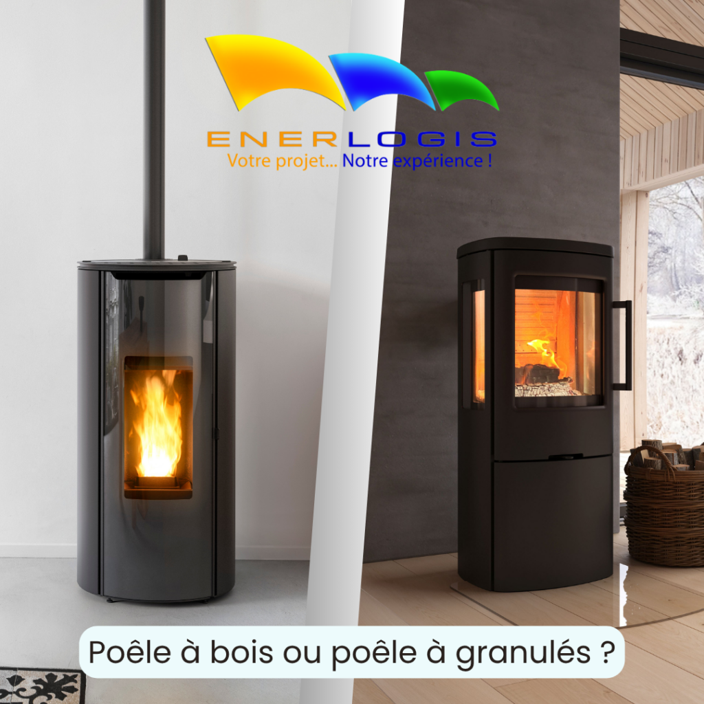Différence entre poêle à bois et poêle à granules, lequel choisir